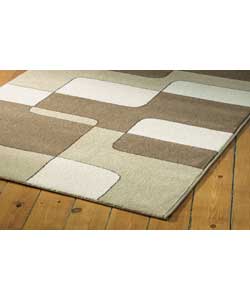 Heavy weight twist pile olefin fibre rug.Ends folded and edges bound.Easy care - surface shampoo