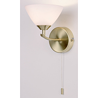Unbranded 1733 1AB - Antique Brass Wall Light
