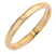 18 Carat Yellow Gold 3mm Court-Shaped Band Wedding Ring