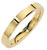 18 Carat Yellow Gold 3mm Flat-Court Band Wedding Ring