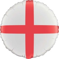 18 Inch Foil : St.George Cross Round