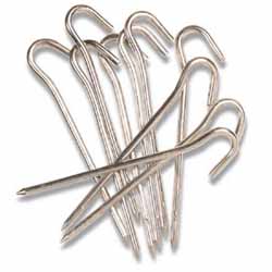 Unbranded 18CM ROUND WIRE PEGS- PACK 10