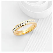 Unbranded 18CT GOLD 1CT DIAMOND FULL ETERNITY RING, P