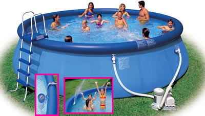 18ft Above Ground Swimming Pool & Filter