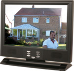 An instant CCTV system that includes a DVR  hard drive and four cameras -   19-Inch AV DVR Combo Sys