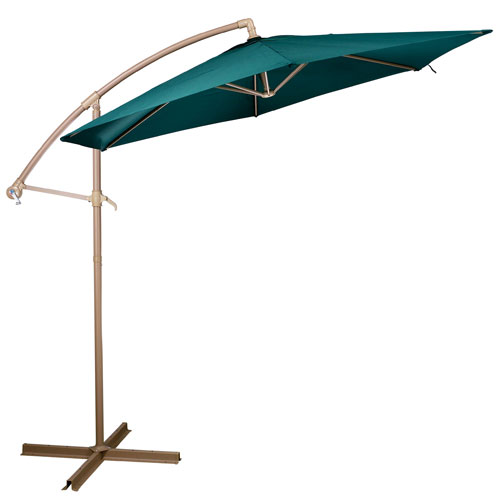 Unbranded 2.7m Off-Set Parasol with Crank Handle
