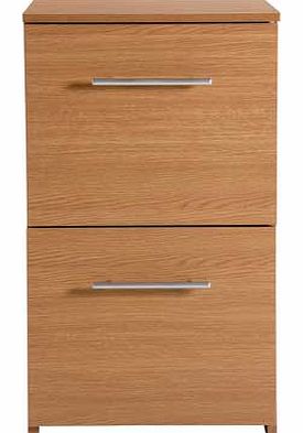 This 2 door filing cupboard in oak effect offers smart office storage and a great value price. Wood effect cabinet. 2 non-locking drawers. Size H76. W40. D48cm. Weight 21.5kg. Self-assembly. EAN: 6173467.