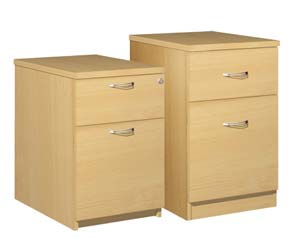 2 drawer pedestals