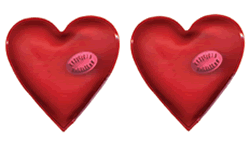 Our Hot Heart hand warmers are great for keeping t