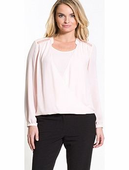 Unbranded 2-In-1 Blouse, Petite Length