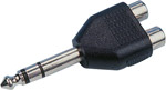 2 Phono to 1/4" StereoAdaptor (