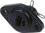 2-Pin DIN  Chassis Socket ( DIN Socket 2-Pin )