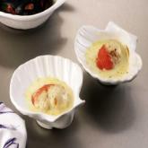 Just what you need for authentic coquilles St Jacques and great for nibbles too. Portuguese ceramic.