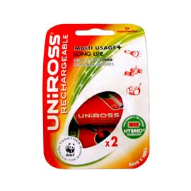 Unbranded 2 x D Uniross Hybrio Longlife Batteries
