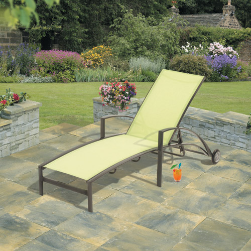 The Marbella Reclining Sunlounger is the perfect partner for those lazy afternoons in the sun.Rear w