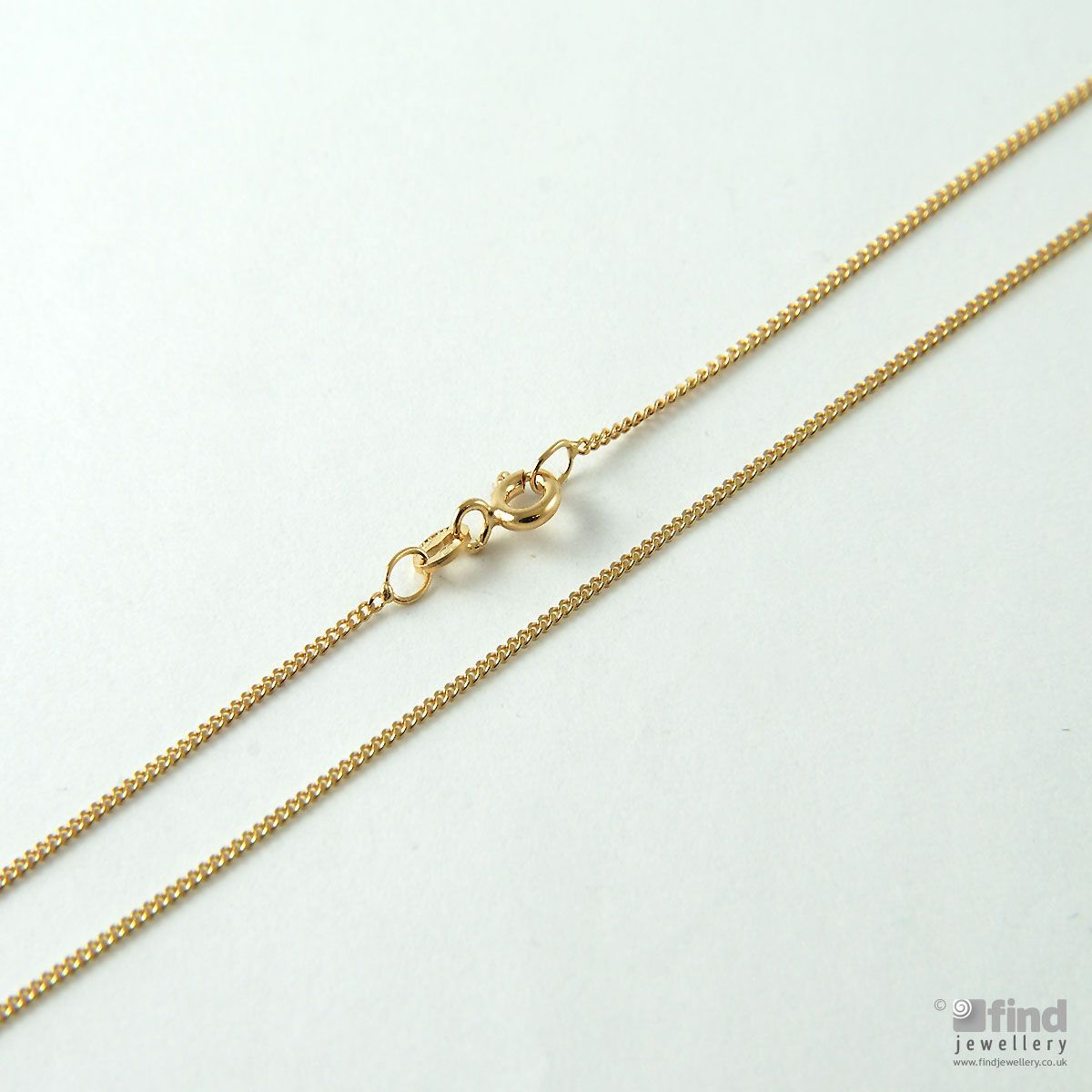 Unbranded 20 inch 9ct Yellow Gold Curb Chain