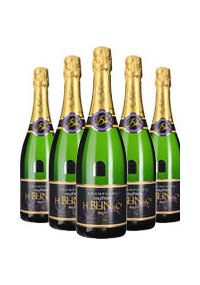 2002 Champagne H.Blin Brut, Unmixed 6-bottle case offer.
