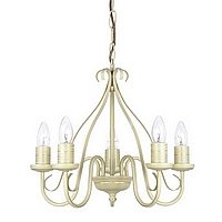 Unbranded 205 5CR - Cream and Gold Hanging Light
