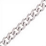 Unbranded 20in White Gold Premium Quality Curb Necklace