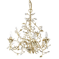 Unbranded 2119 3CG - 3 Light Cream and Gold Hanging Light