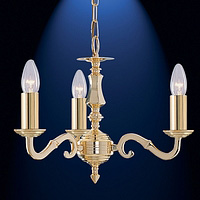 Unbranded 2173 3NG - 3 Light Polished Brass Hanging Light