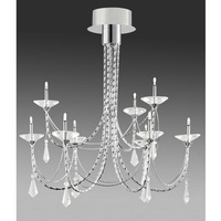 Unbranded 2199 9CC - Chrome and Crystal Ceiling Light