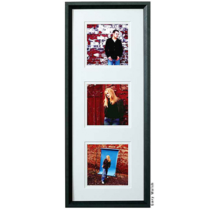 T100 Picture Frame: From the Prestige Collection, the 23` x 9` narrow black panoramic photograph