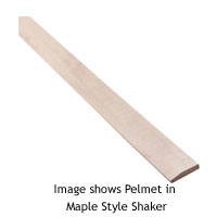 Dimensions: (W)2400 mm , Fix to the bottom outside edge of wall cabinets, Pelmet fits all cabinets,