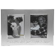 25th Anniversary Then & Now Photo Frame