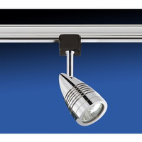 Adjustable polished chrome spot light built for track lighting only to be used with related products