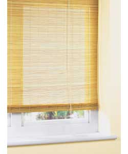 2ft Natural Roll Up Bamboo Blinds - Pack of 2