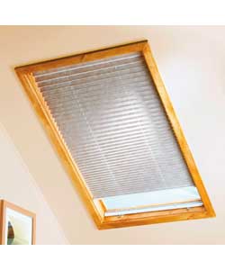 2ft Pleated Blackout Skylight Blind - Natural