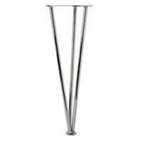 Dimensions: (H)370 mm, Made of steel, 3 bar leg with fixed plate, Tools required for fitting: