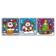 Set of 3 small count puzzles featuring Christmas characters
