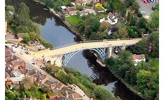 With this 30 minute helicopter flight youll cross the Wyre Forest and Shropshire Plain,as well asthe distinctive Ironbridge. Youll be able to take in aerial views of Bridgenorth, West Midlands Safari Park, Kinver Edge and the majestic Clee Hills, 