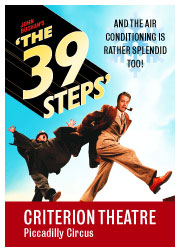 39 Steps - The theatre tickets - Criterion Theatre - London