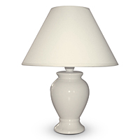 Unbranded 39444SP - Cream Ceramic Table Lamp