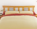 3ft tokyo bedstead geisha headboard with mattress