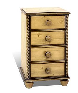 4 Drawer Narrow Chest - Cottage