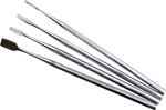 · A set of 4 stainless steel wax carvers  · Suitable for carving and shaping soft materials such a