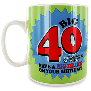 Unbranded 40th Birthday Massive Mug