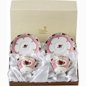 40th Ruby Wedding Anniversary Cup & Saucer Set