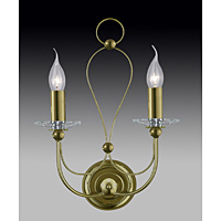 Unbranded 4292 2AB - Antique Brass Wall Light