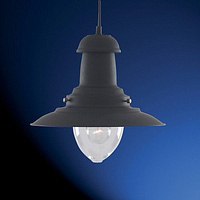 Unique lantern style fitting finished in matt black. Height - 31cm Diameter - 32cmBulb type - BC GLS