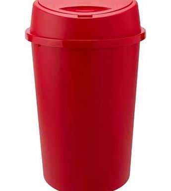 Unbranded 45 Litre Touch Top Kitchen Bin - Red