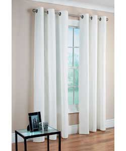 46 x 72 Lima Ring Top Curtain - White