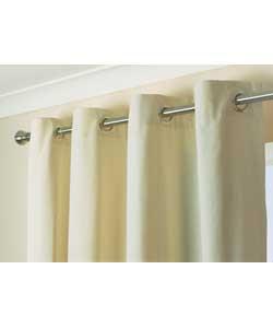 46 x 72in Pair of Calico Ring Top Curtains - Natural