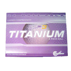 48 Confidence LADIES Titanium Golf Balls
