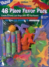 Unbranded 48 Piece Value Favour Pack - Prehistoric Party