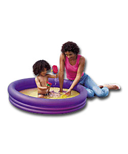 4ft Inflatable 3 Ring Pool
